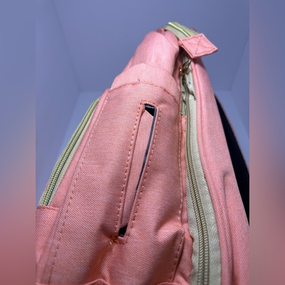 Pink Diaper Bag Backpack USB Charging w/ Changing Pad Baby Travel Bag NWOT - Picture 9 of 13